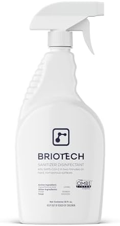 BRIOTECH Hypochlorous Sanitizer Spray 32 fl oz