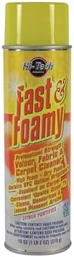 Fast Foamy Carpet Cleaner - Spearmint Scented 18 oz Aerosol Can Pack of 2