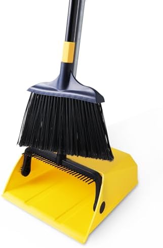 Yocada Heavy Duty Broom and Dustpan Set