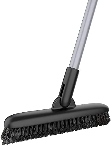 MRSIGA Heavy Duty Grout Scrub Brush with Long Handle 1