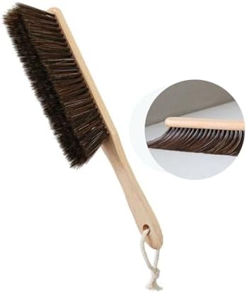 BSMstone Hand Broom with Soft Bristles and Wooden Handle