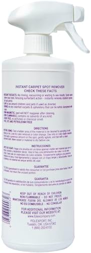 FOLEX Instant Carpet Spot Remover 32 oz Multi-Use Stain Solution
