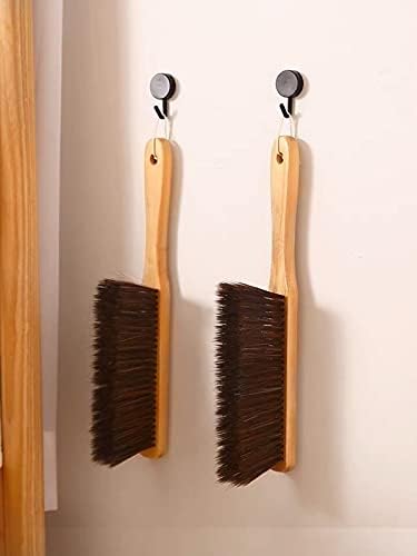 BSMstone Hand Broom with Soft Bristles and Wooden Handle