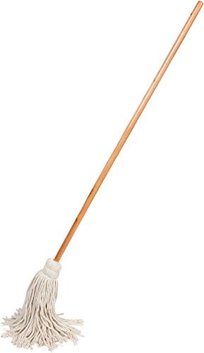 Tidy Tools Large Wet Deck Cotton Mop with Solid Wood Handle