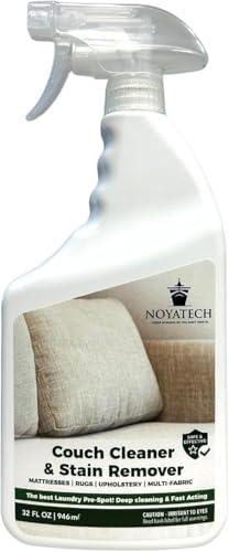 NOYATECH Couch Upholstery Cleaner Pet Safe Non-Toxic 32 oz