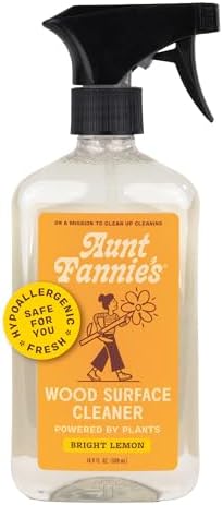 Aunt Fannies All Purpose Wood Cleaner 169 Ounces Lemon Scent