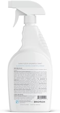 BRIOTECH Hypochlorous Sanitizer Spray 32 fl oz