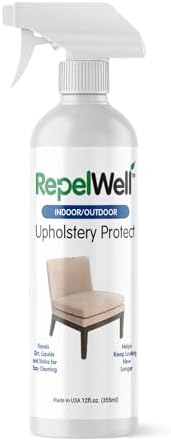 RepelWell Upholstery Protect Stain Water Repellent Spray 12oz
