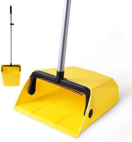 Yocada Heavy Duty Dustpan with Comb for Cleanliness