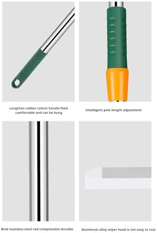 Multifunction Floor Squeegee for Bathroom Kitchen Shower Tile Pet Hair Cleaning