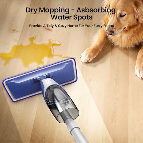 Xlife Spray Mop with 15 oz Bottle 2 Microfiber Pads
