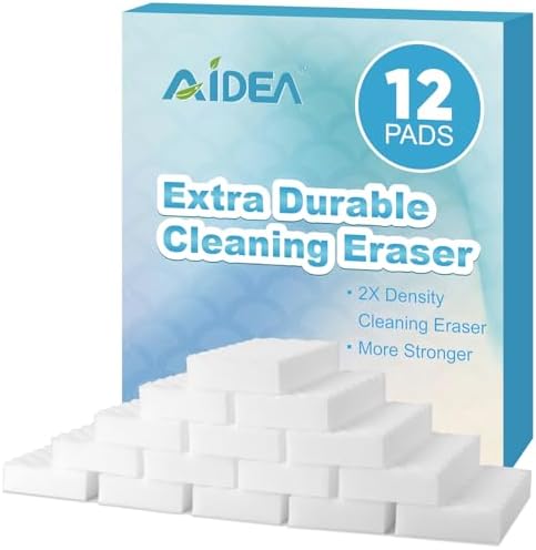 AIDEA Magic Sponges Cleaning Eraser 12 Pads 2X Density