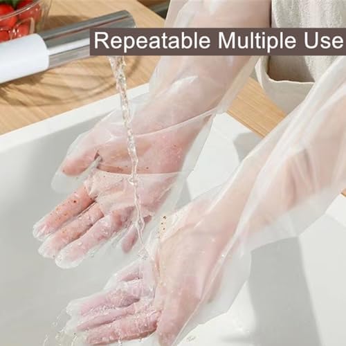 Hipifans Reusable Waterproof Cleaning Gloves 10Pcs Set