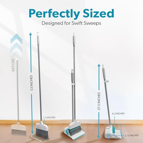 BLACKDECKER Butler Broom and Dustpan Set