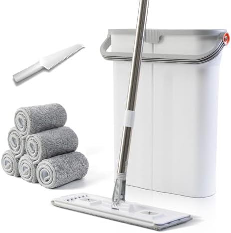 ZJSYJJ 2-Tank Mop Bucket Set with Wringer