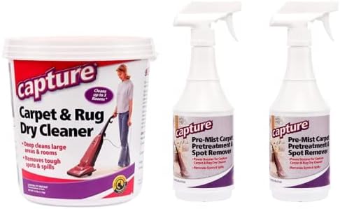 Capture Carpet Rug Dry Cleaner 25lb Bundle