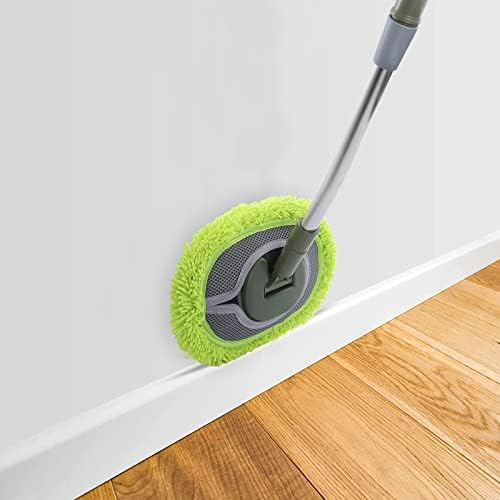 SLIIMU Wall Cleaner with 66 Long Handle and 15 Elbow