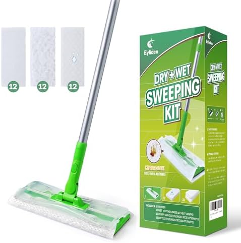 Eyliden Dust Mop with 36 Refills - Lock Tight Design