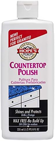 HOPES Countertop Polish - 8 Fl Oz Streak-Free Shine