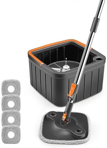 Saker Mop and Bucket Set with Wringer Deep Cleaning