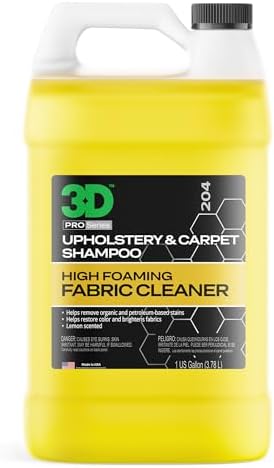 3D Upholstery Carpet Shampoo 1 Gallon