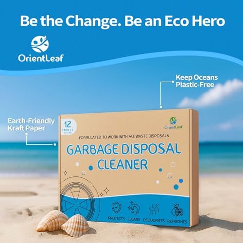 OrientLeaf Garbage Disposal Cleaner Tablets 12 Pack 20g