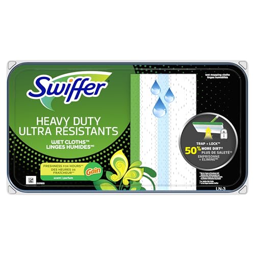 Swiffer SweeperWet Heavy Duty 10 x 8 in Mop Pad Refill 10 Count