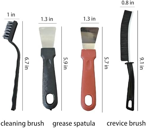 7 Pcs Crevice Cleaning Brush Set for Kitchen and Bathroom Use