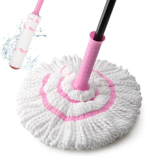 KeFanta Self Wringing Twist Mop for Hardwood Floor Cleaning