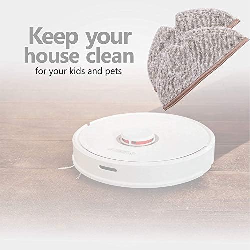 KEEPOW Microfiber Mop Cloth 12-Pack Replacement for Roborock E Series