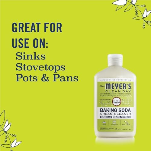 Mrs Meyers Baking Soda Cream Cleaner 16 Fl Oz