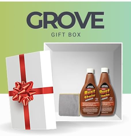 GROVE Whink Rust Stain Remover 16 oz with Microfiber Cloth - 3 Pack
