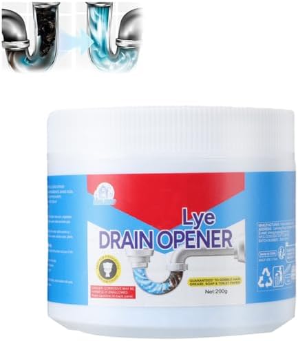 Crystal Lye Drain Opener 200g for Clogs