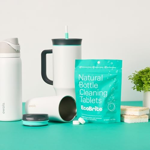 Owala EcoBrite Cleaning Tablets - 20 Pack for Bottles Pans More