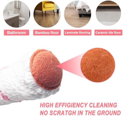 KeFanta Self Wringing Twist Mop for Hardwood Floor Cleaning
