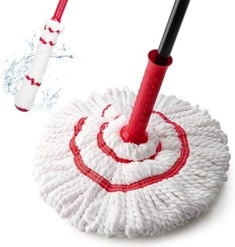 KeFanta Self Wringing Mop - 57 Long Handle for Easy Floor Cleaning