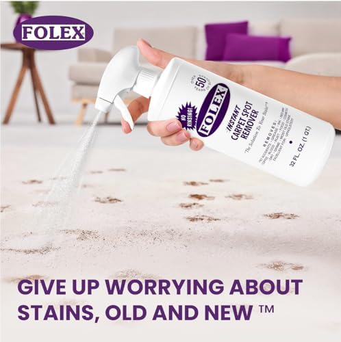 FOLEX Instant Carpet Spot Remover 32 oz Multi-Use Stain Solution