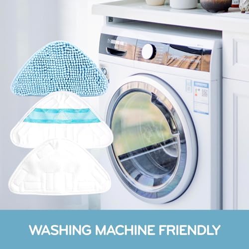 H2O MOP HD Steam Mop Replacement Pads 3pk