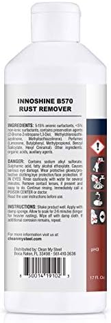 CLEAN MY STEEL Rust Stain Remover Cleaner 17 oz NSF Approved
