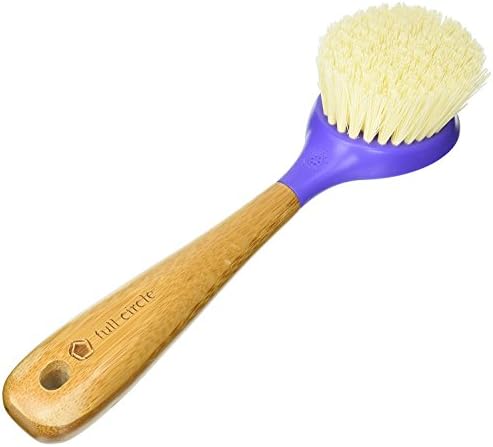 Full Circle Be Good Bamboo Handle Dish Brush Purple