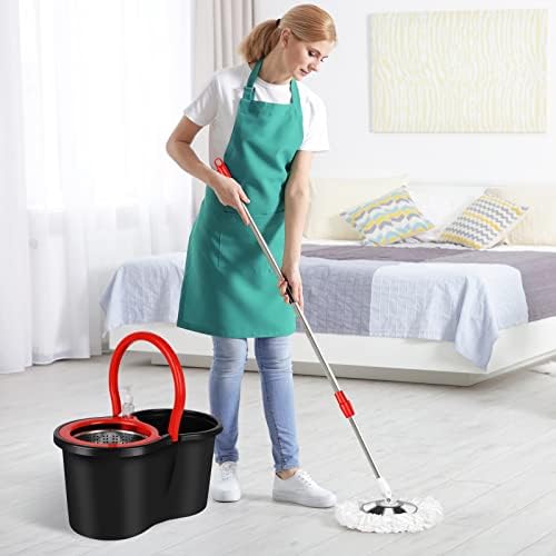 CooFel Spin Mop and Bucket Set with Wringer