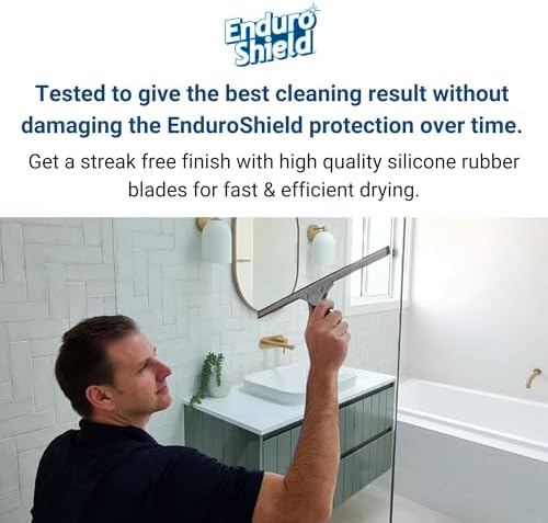 EnduroShield Glass Treatment Kit - Streak-Free Shine for Showers and Windows