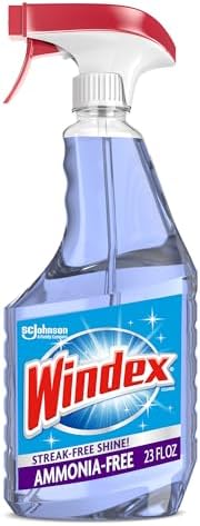 Windex Ammonia Free Crystal Rain Glass Cleaner 23 oz Spray Bottle