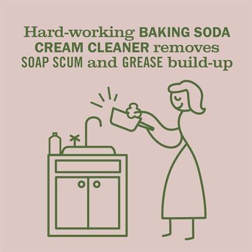 Mrs Meyers Baking Soda Cream Cleaner 16 Fl Oz 1
