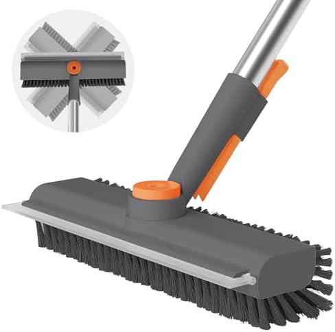 AIR U Multi-Purpose Floor Scrub Brush with Long Handle