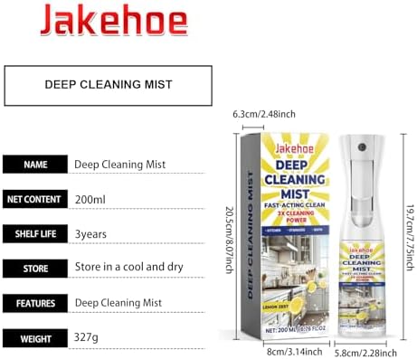 Jakehoe Deep Cleaning Mist Lemon Zest 200ml 1