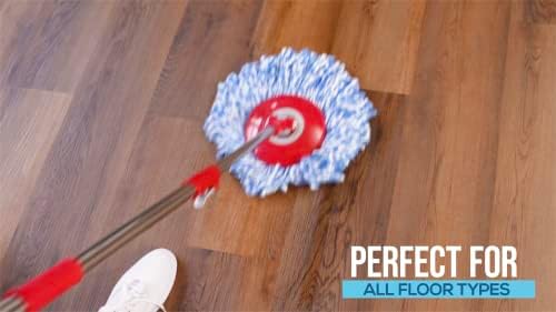 SIMPLI-MAGIC 79349 Spin Mop System with 3 Mop Heads