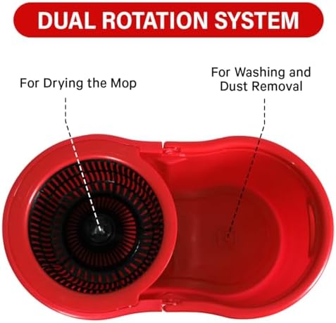 TAKTICK Foot Pressure Spin Mop with 7L Bucket Set