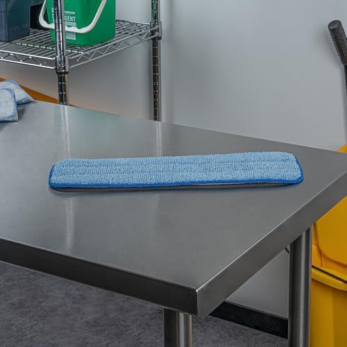 Restaurantware Mop Pad Reusable Blue Microfiber