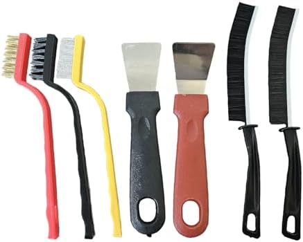 7 Pcs Crevice Cleaning Brush Set for Kitchen and Bathroom Use